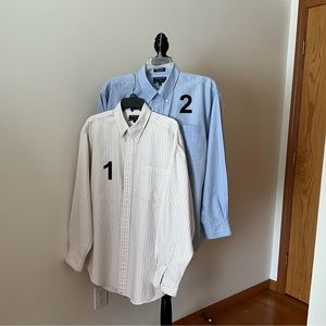 Hathaway Bundle Sport Mens dress Shirt Size XL Buy two for a price of one